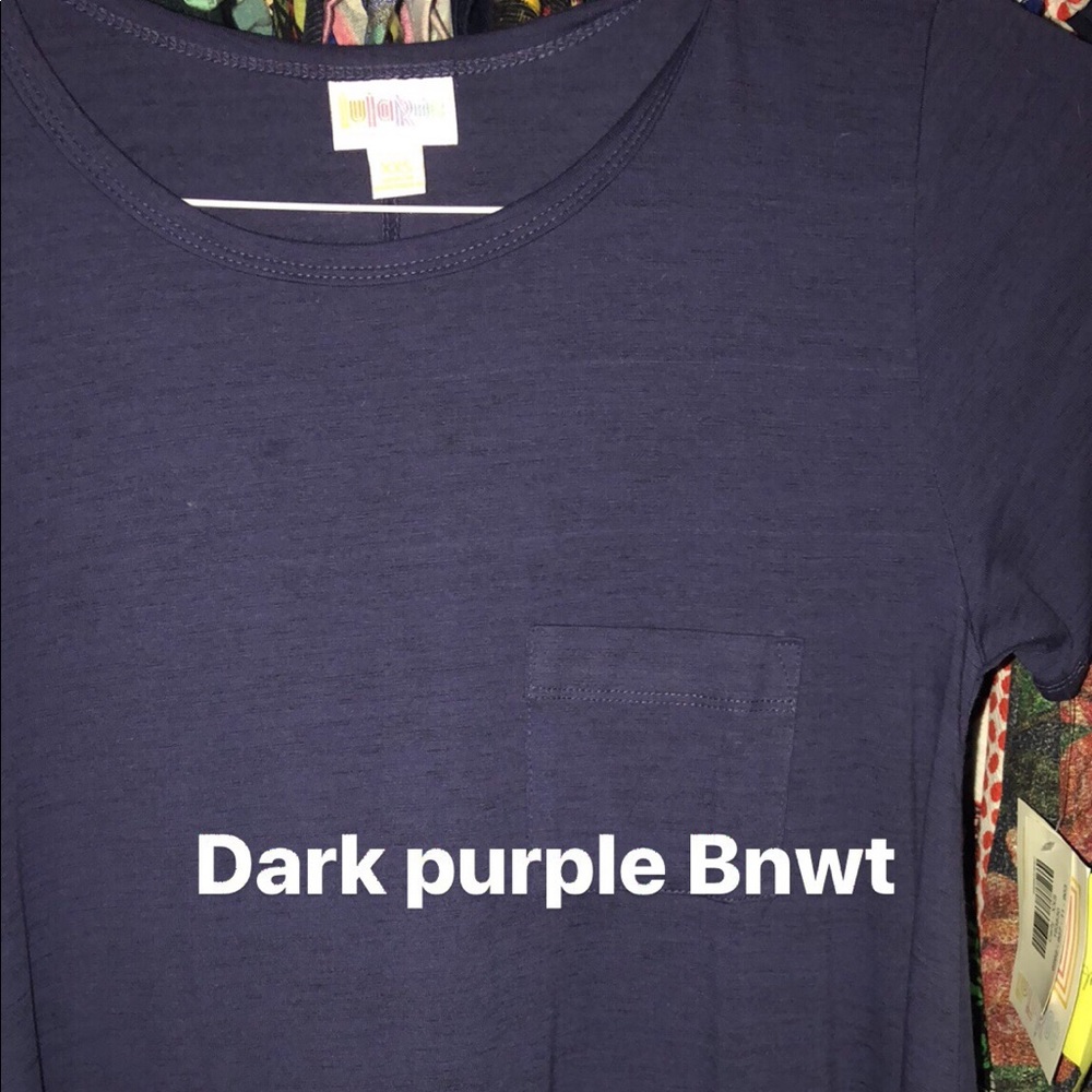 Lularoe dark purple Carly Bnwt